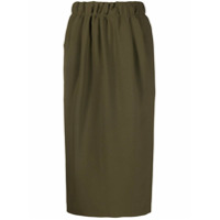 Nº21 Saia midi com cintura alta - Verde