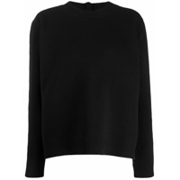 Nº21 Suéter com detalhe em cristais - Preto