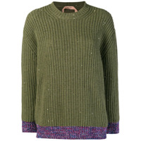 Nº21 Suéter de tricô - Verde