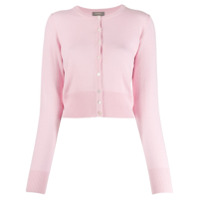 N.Peal Cardigan cropped de cashmere - Rosa