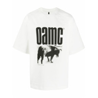 OAMC dog logo print T-shirt - Branco