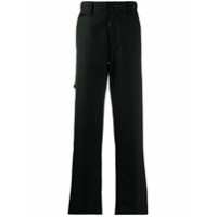 Off-White Calça chino reta - Preto