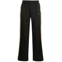 Off-White Calça esportiva reta - Preto