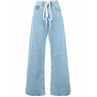 Off-White Calça jeans flare - Azul