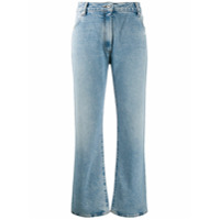 Off-White Calça jeans pantacourt - Azul
