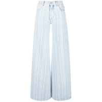 Off-White Calça jeans pantalona - Azul