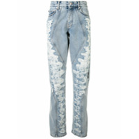 Off-White Calça jeans reta - Azul