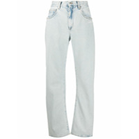 Off-White Calça jeans reta - Azul