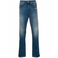 Off-White Calça jeans reta - Azul