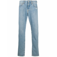 Off-White Calça jeans reta Diag - Azul