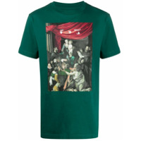 Off-White Camiseta Caravaggio - Verde