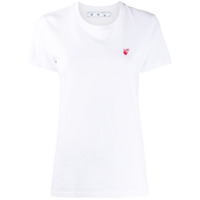Off-White Camiseta com logo bordado - Branco