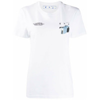 Off-White Camiseta slim Cars - Branco