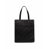Off-White leather tote bag - Preto