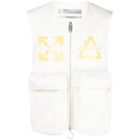 Off-White Regata com estampa - Neutro