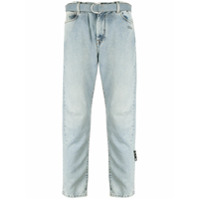 Off-White slim-fit low-rise jeans - Azul