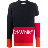 Off-White Suéter de tricô - Azul