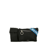 Off-White zipped pockets belt bag - Preto