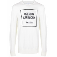 Opening Ceremony Suéter com logo - Branco