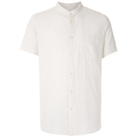 Osklen Camisa Band Collar Gauze - Branco