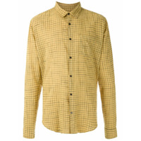 Osklen Camisa com estampa xadrez - Amarelo