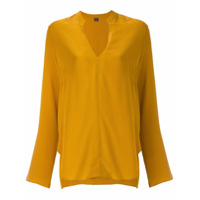Osklen Camisa de seda - Amarelo