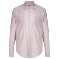 Osklen Camisa lisa com bolsos - Roxo