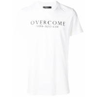 Overcome Camiseta com patch de logo - Branco