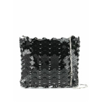 Paco Rabanne Bolsa tiracolo floral - Preto