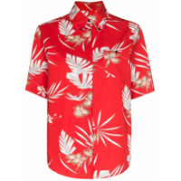 Paco Rabanne Camisa havaiana - Vermelho