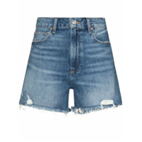 PAIGE Short jeans cintura alta Dani - Azul