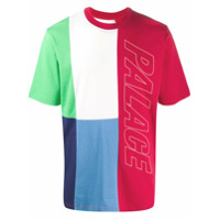 Palace Camiseta color block Flaggin - Vermelho