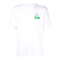 Palace Camiseta com logo - Branco