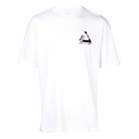 Palace Camiseta com logo - Branco