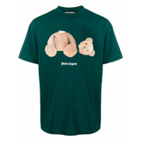 Palm Angels Camiseta slim Bear - Verde