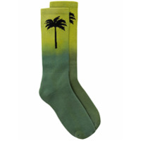 Palm Angels Par de meias degradê - Verde
