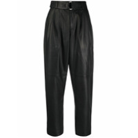 P.A.R.O.S.H. Calça cenoura cintura alta - Preto