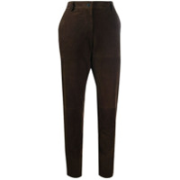 P.A.R.O.S.H. Calça cintura alta - Marrom