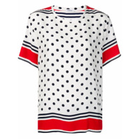 P.A.R.O.S.H. Camiseta com poás - Branco