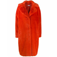 P.A.R.O.S.H. Casaco midi com lapelas - Vermelho