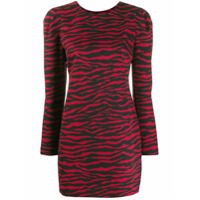 P.A.R.O.S.H. Chemise com animal print - Vermelho
