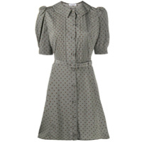 P.A.R.O.S.H. Chemise com poás e cinto - Verde