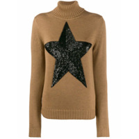 P.A.R.O.S.H. embellished star jumper - Marrom