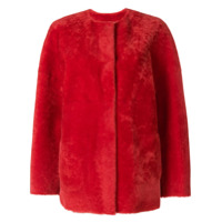 P.A.R.O.S.H. Jaqueta pelúcia - Vermelho