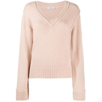 P.A.R.O.S.H. loose fit v-neck knit - Neutro