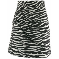 P.A.R.O.S.H. Saia animal print - Preto