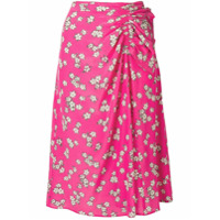 P.A.R.O.S.H. Saia com estampa floral - Rosa