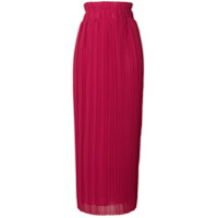 P.A.R.O.S.H. Saia longa com pregas - Rosa