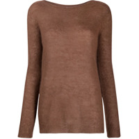 P.A.R.O.S.H. Suéter longo Luxer - Marrom