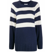 P.A.R.O.S.H. Suéter oversized com listras - Azul